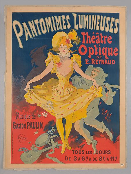 Jules Chéret - Musée Grévin, Pantomimes Lumineuses, Théâtre