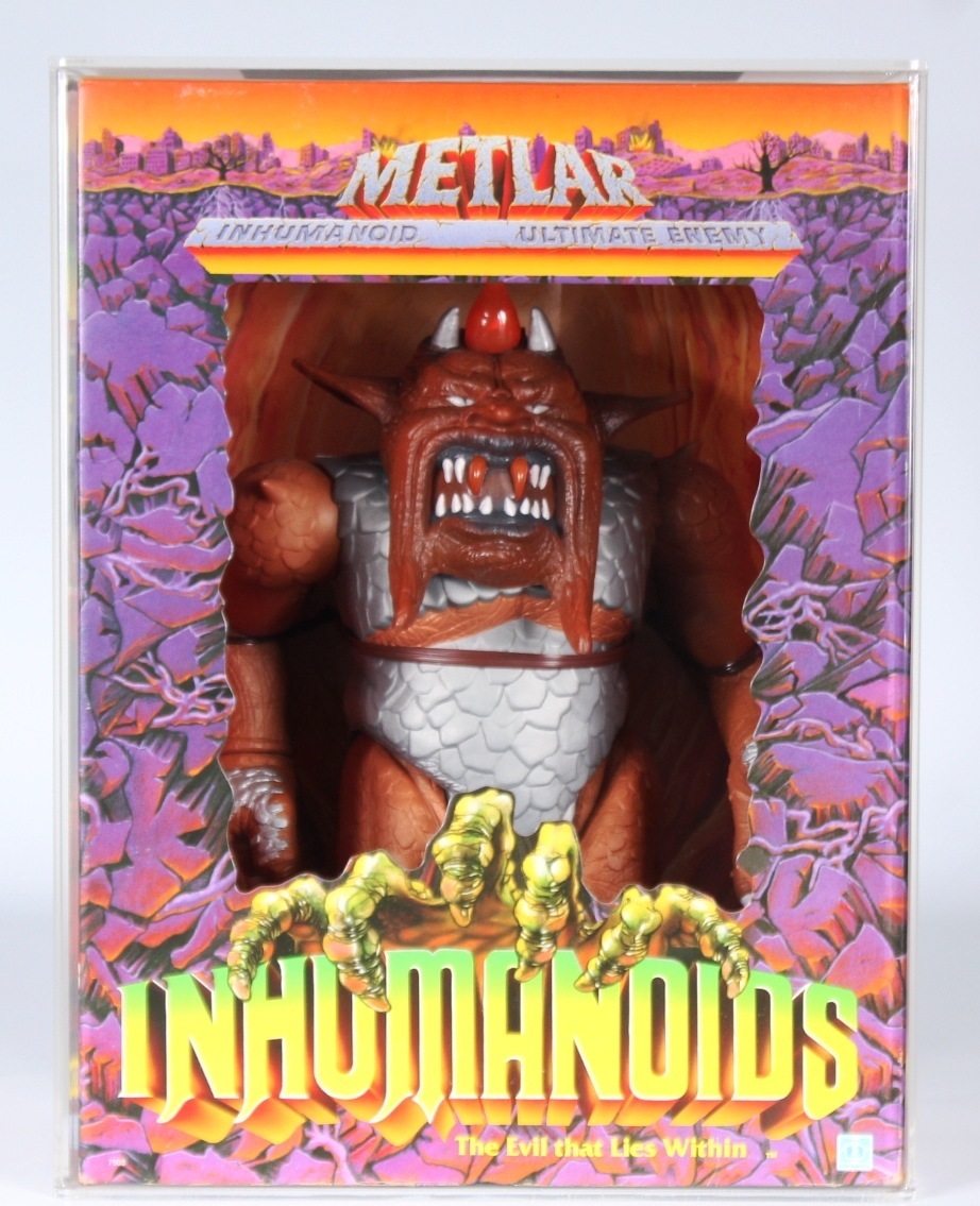 1986 Hasbro Inhumanoids 14 Inch Boxed Action Figure - Metlar