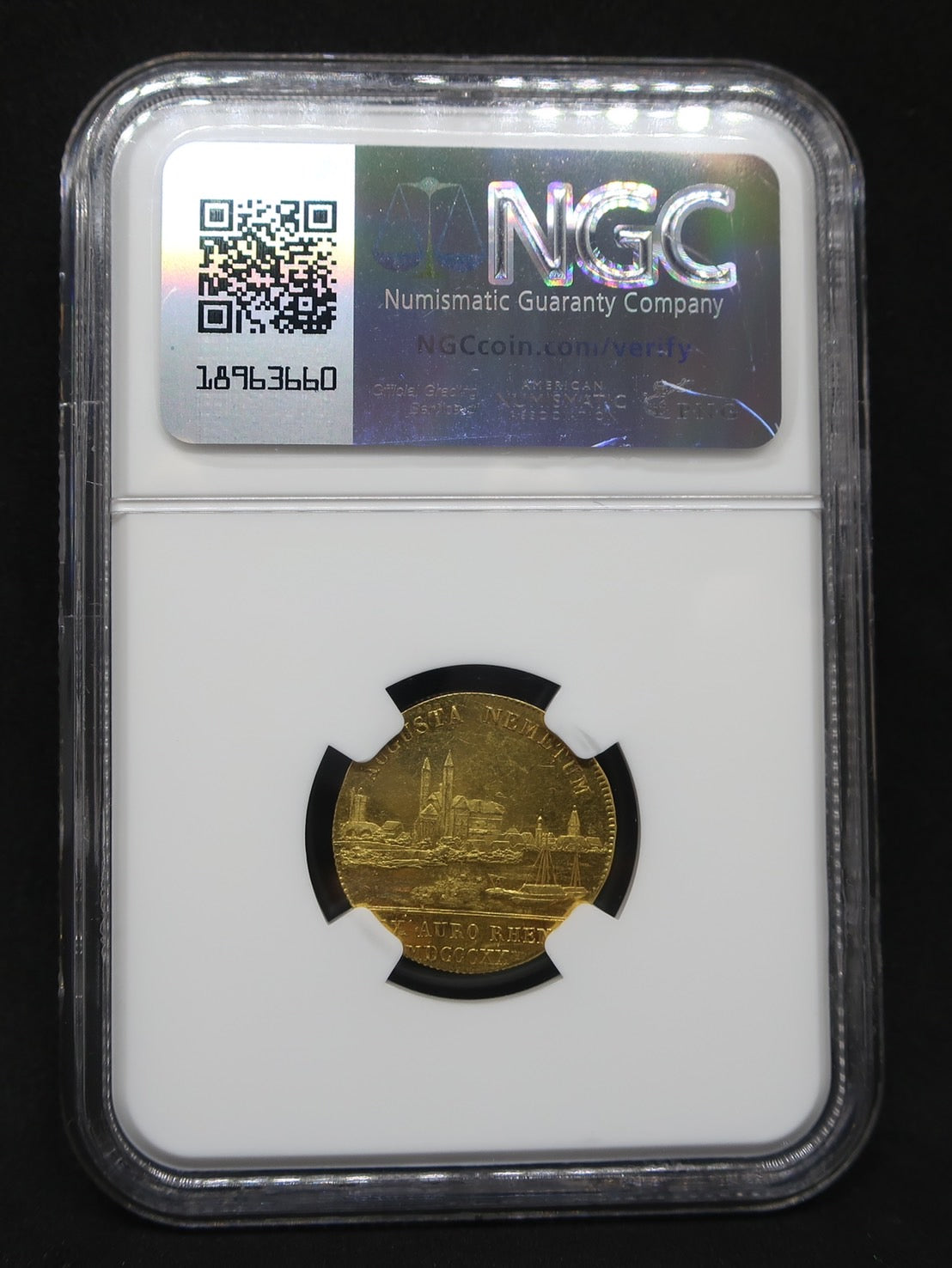 最高鑑定1枚】1830 ドイツ バイエルン ダカット金貨 ルートヴィヒ1世