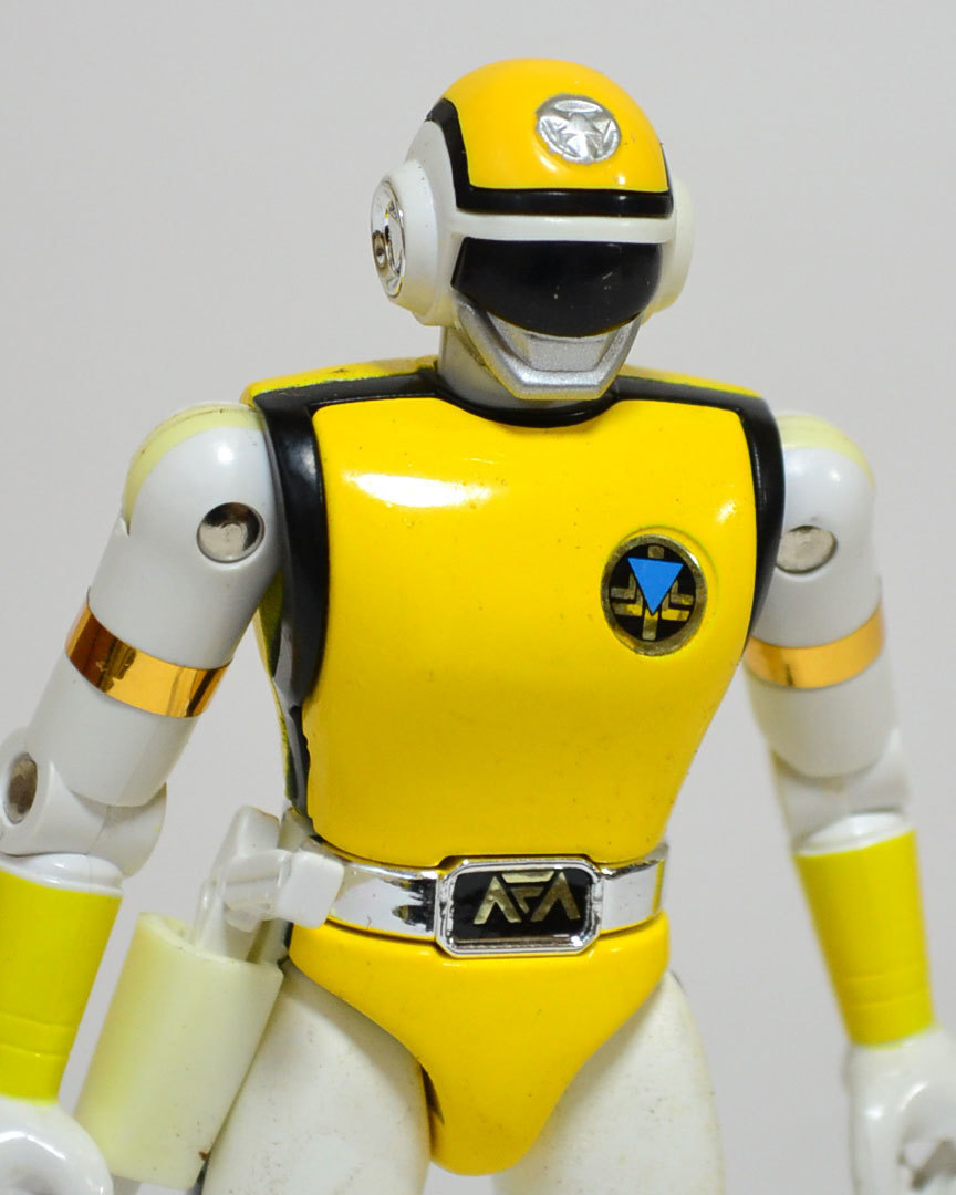 貴重 超合金 超新星 フラッシュマン イエローフラッシュ バンダイ 1986
