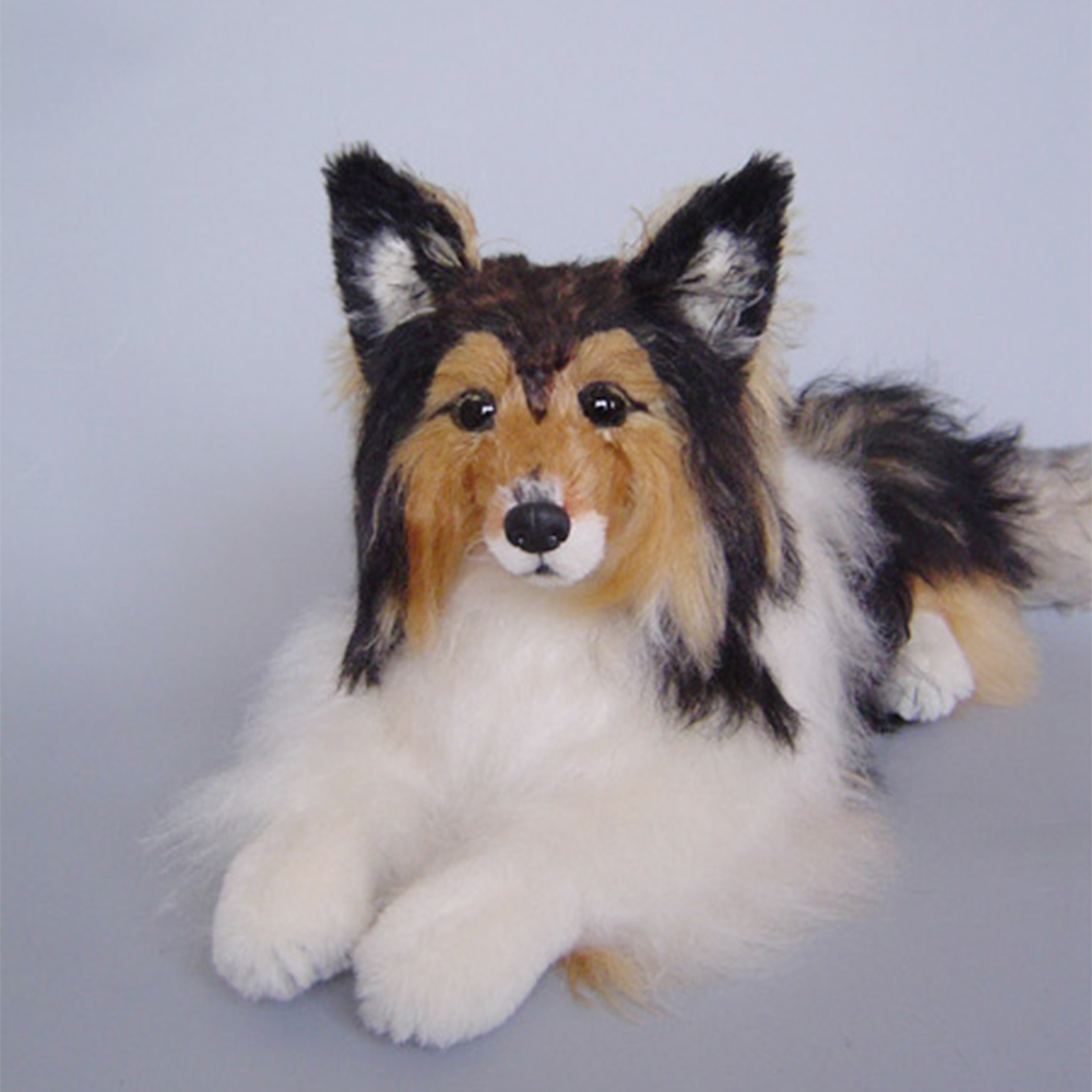 100303rocky シェットランドシープドック ぬいぐるみ 犬 猫 リアル