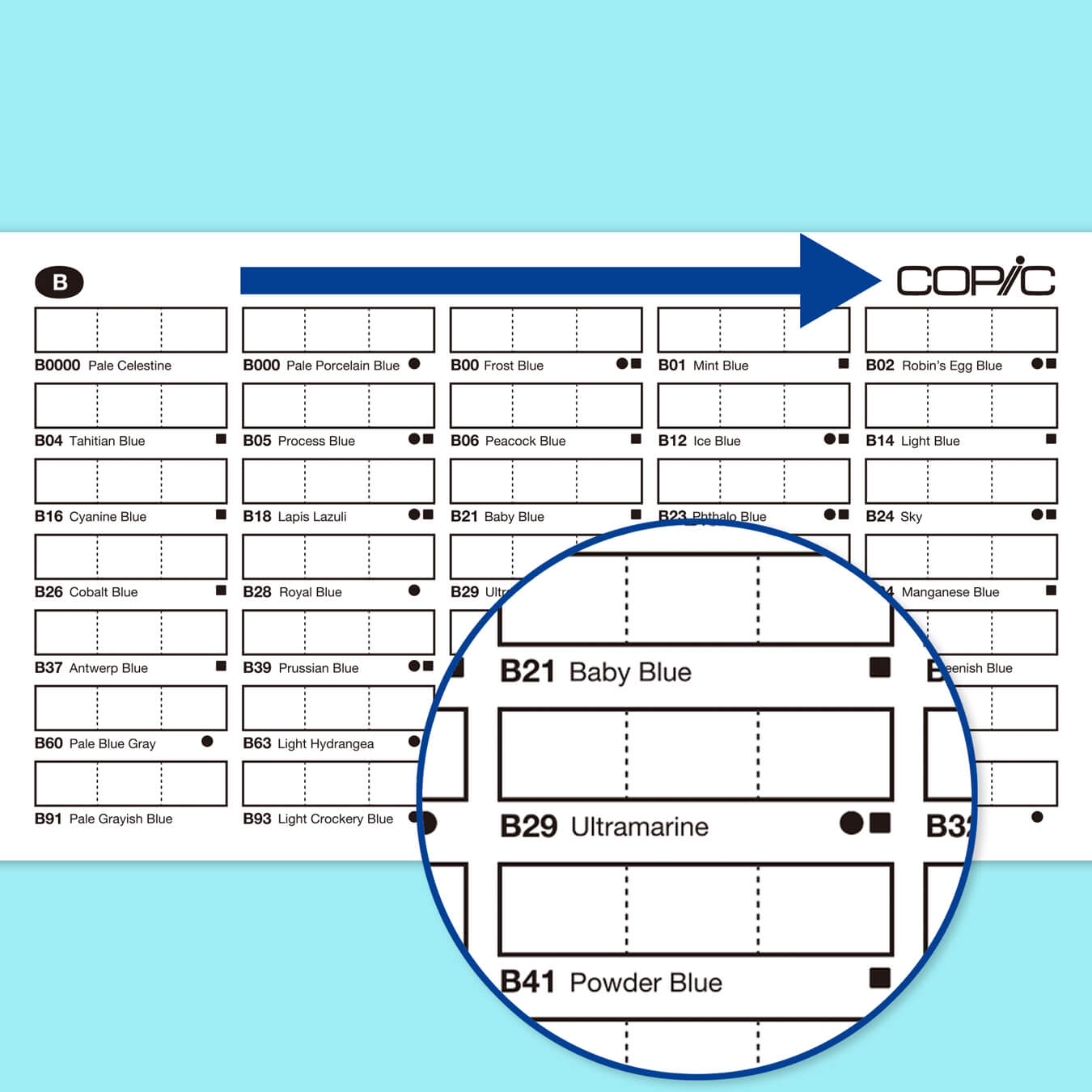 カラースウォッチカード - コピック公式サイト