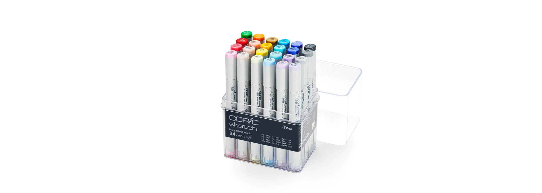 Copic Sketch Manga Illustrations 24 colors set - COPIC Official