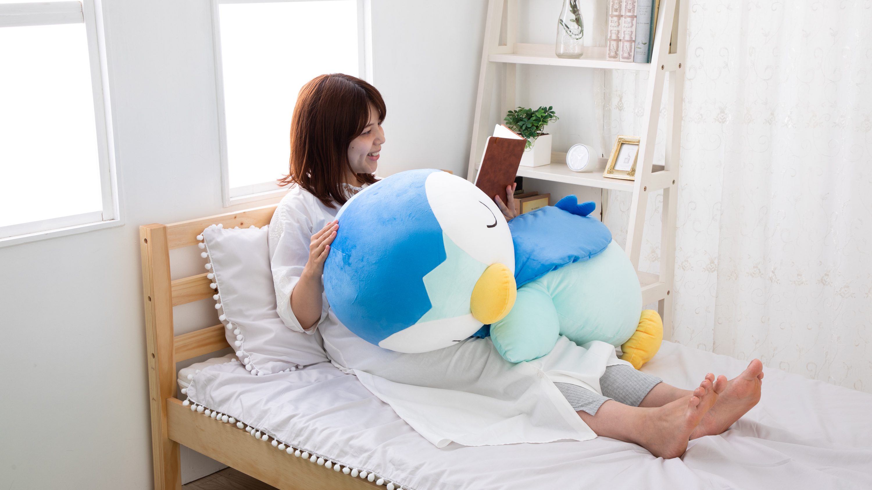 もちふわな触り心地のビッグサイズぬいぐるみシリーズ『すやすや