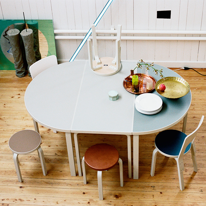 Artek（アルテック）80A テーブル ナチュラルラッカー｜Alvar Aalto