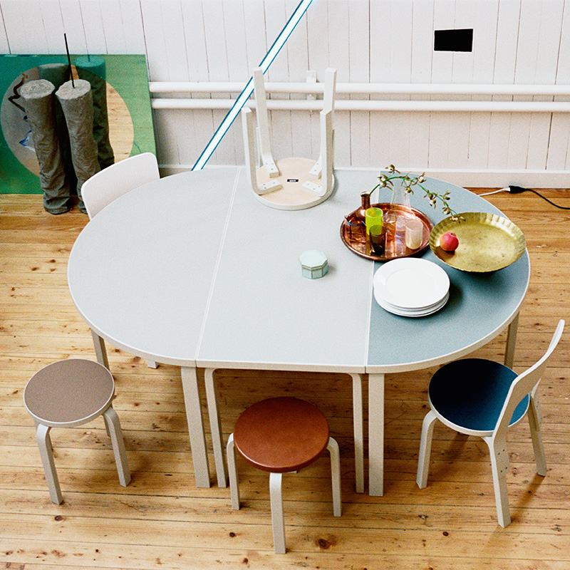 Artek（アルテック）95 テーブル ナチュラルラッカー｜Alvar Aalto