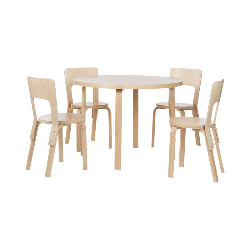 Artek（アルテック）90A テーブル ナチュラル ラッカー｜Alvar Aalto