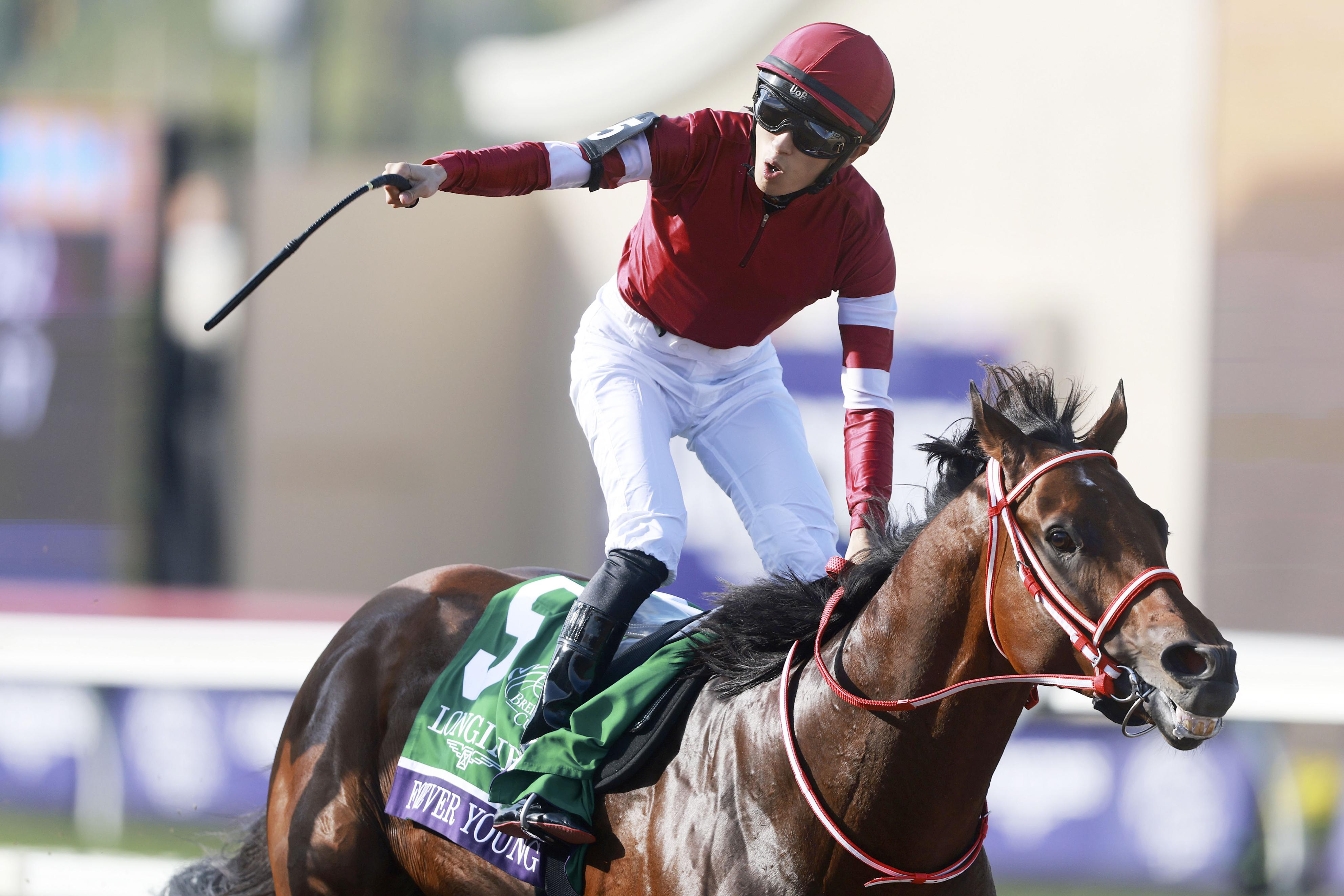 フォーエバーヤングが米競馬ブリーダーズカップ「BCクラシック」優勝