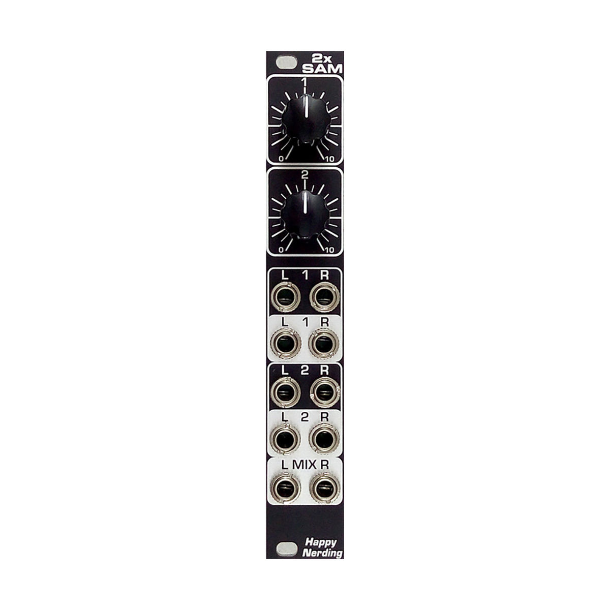 Happy Nerding 2xSAM (Black)— Clockface Modular
