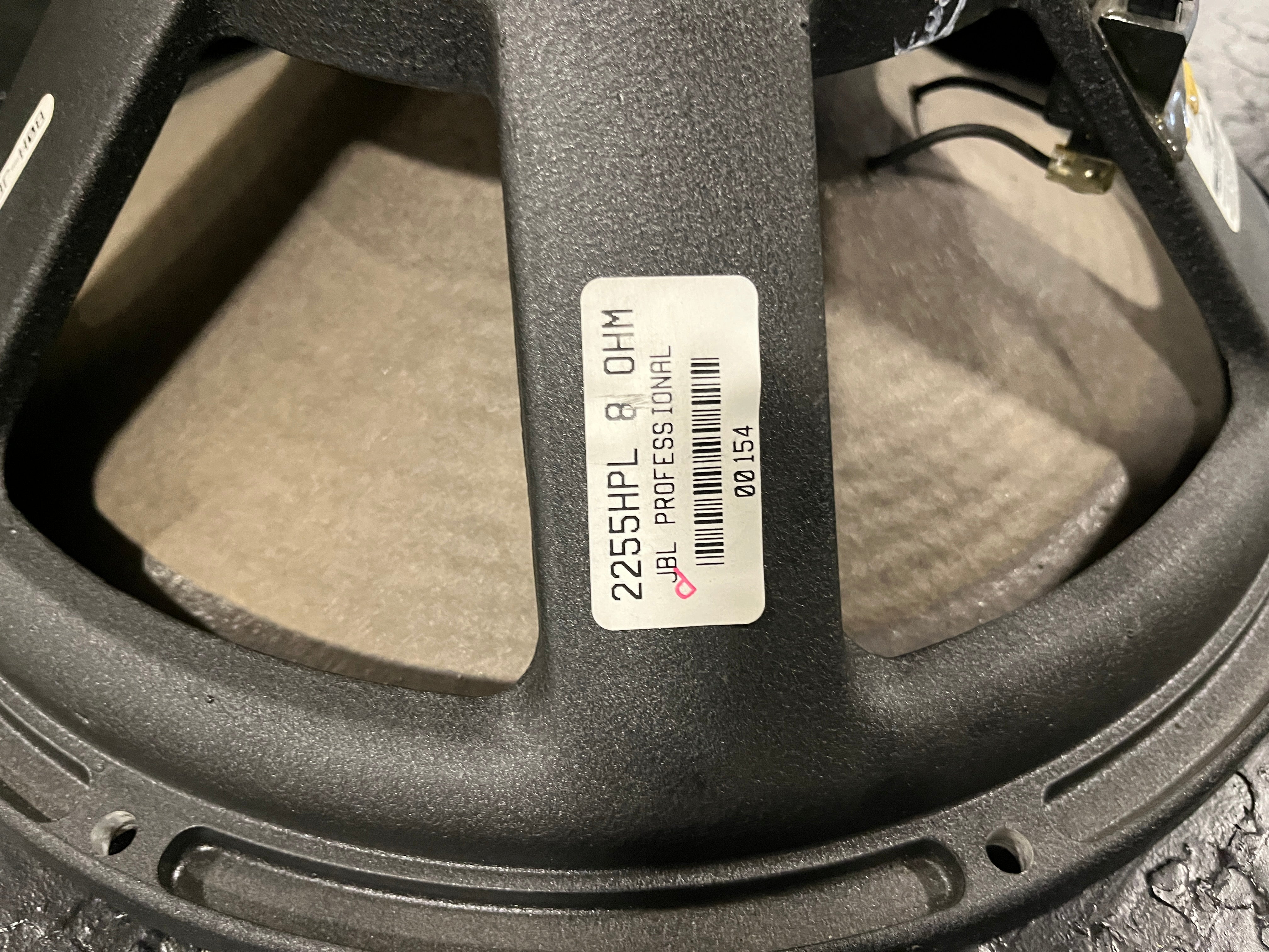 JBL 2255HPL 8 ohm, 15