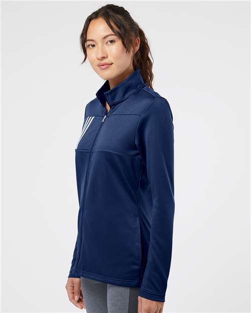 Adidas Women's 3-Stripes Double Knit Full-Zip A483 – Classic