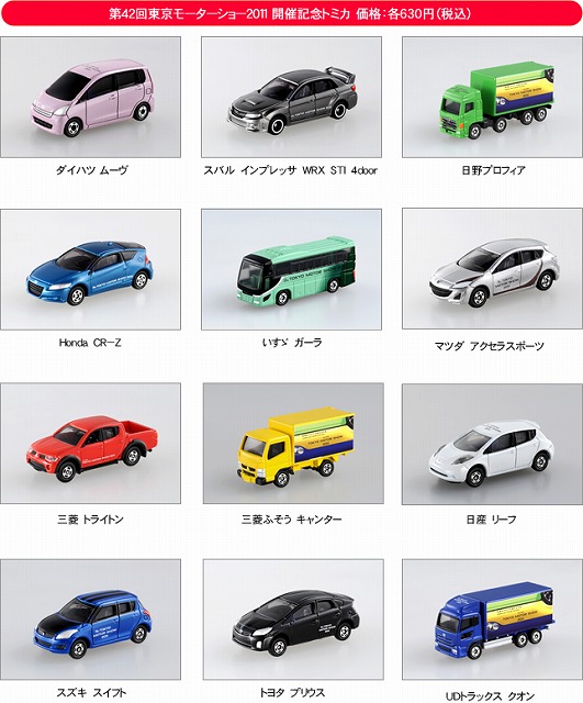 東京モーターショーは大人だけのものじゃない？ミニカーにも注目