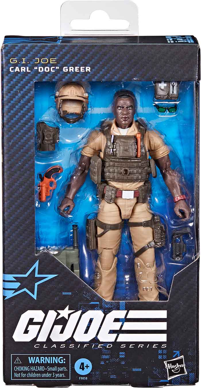 G.I. Joe Classified 6 Inch Action Figure Wave 18 - Carl Doc Greer