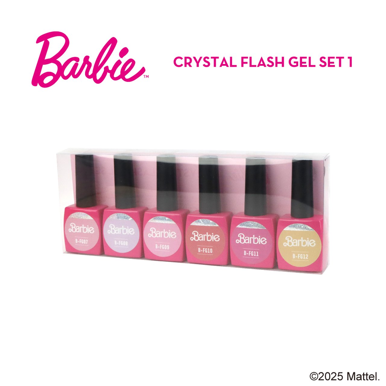 Barbie クリスタルフラッシュジェル6色セットNo，1 | Barbie