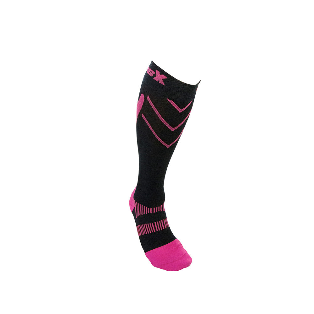 CSX Compression Socks Pink on Black, 20-30 mmHg – Champion CSX