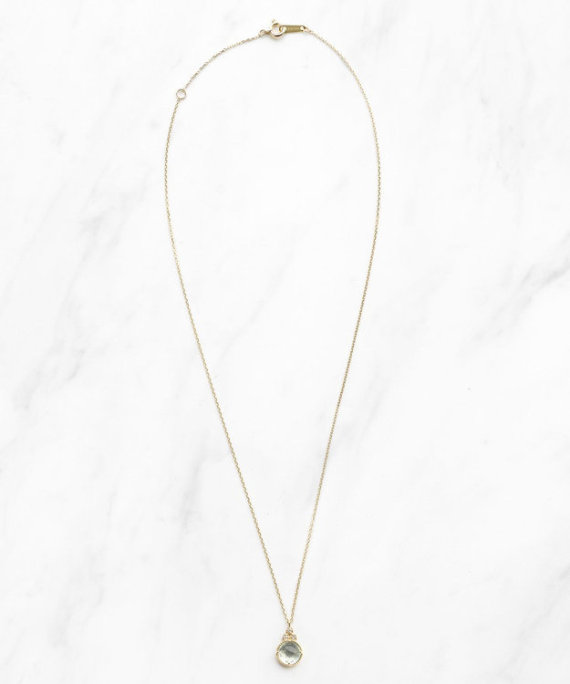 WEB限定】BLOOMING BUD K10 NECKLACE K10 天然石カボションカット