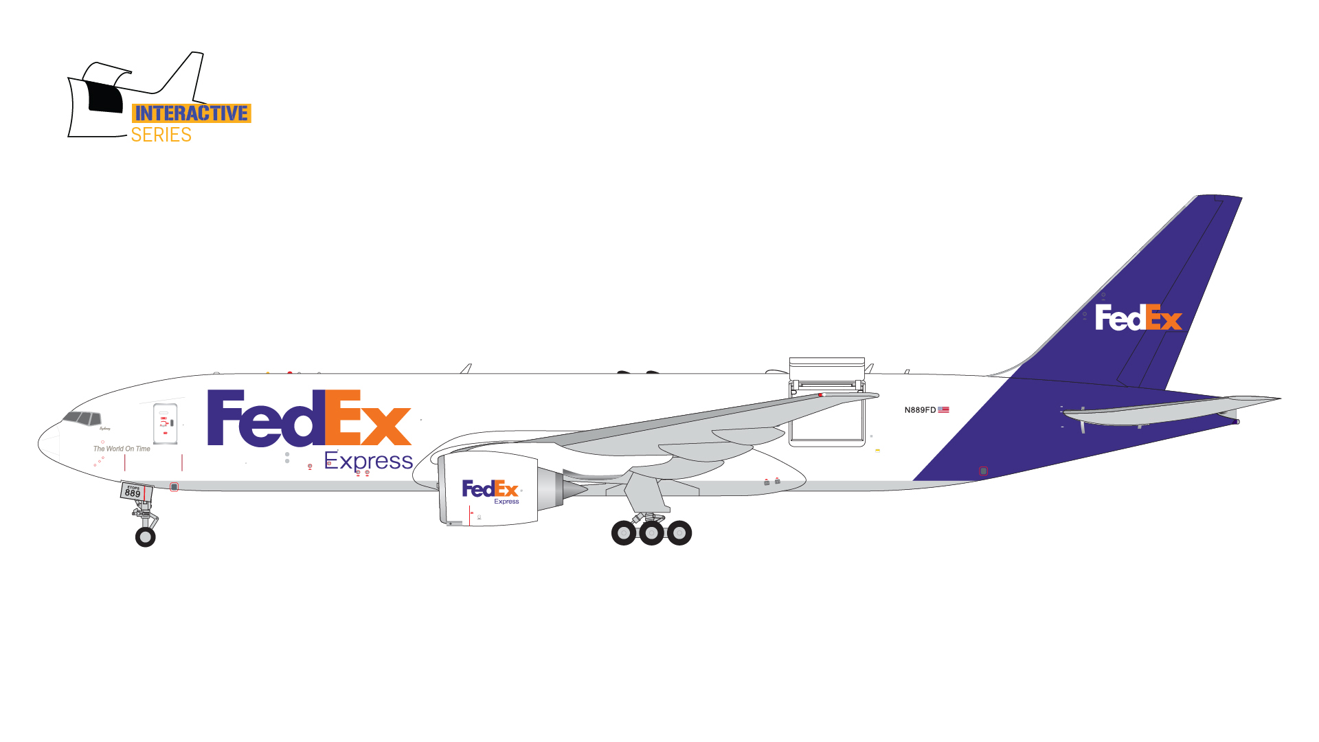GJFDX2140 GEMINI JETS FedEx Express / フェデックス B777-200LRF