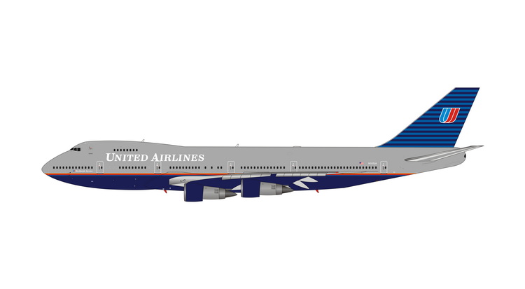 04533 Phoenix United Airlines / ユナイテッド航空 B747-200 N161UA 1