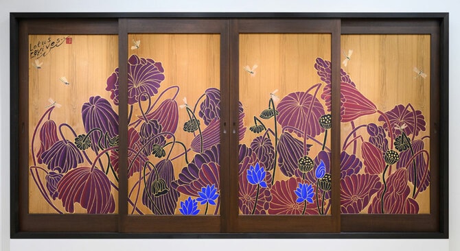 ロックな壁画絵師・木村英輝 銀座のポーラミュージアムで個展開催 樹木