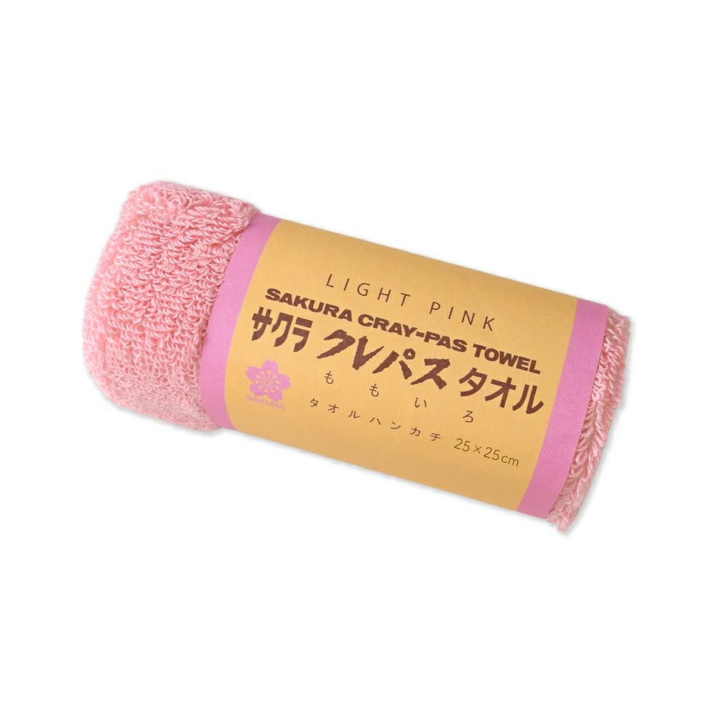 タオルハンカチ クレパスタオル ピンク | サクラクレパス OFFICIAL SHOP