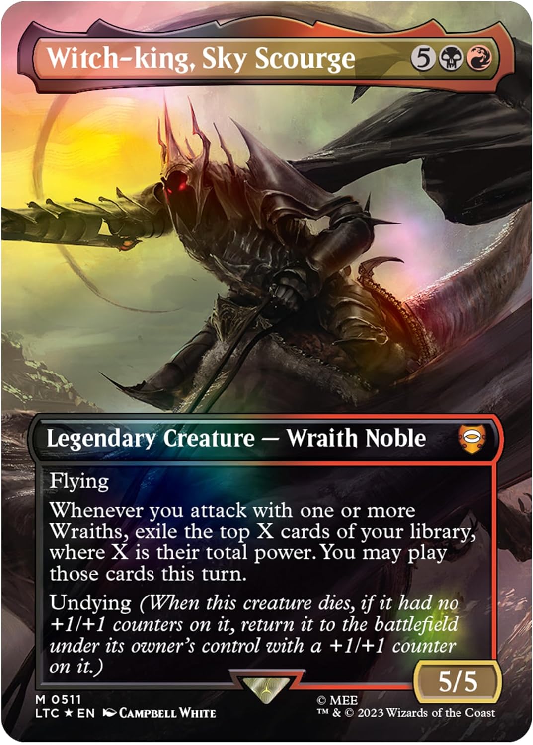Lord of the Rings - Scene Box - Flight of the Witch King – Crusty