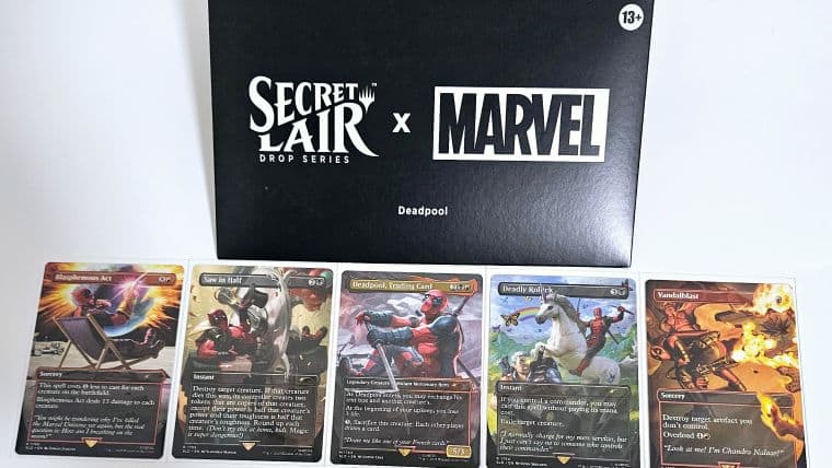 MTG】デッドプールのSecret Lairを入手して開封！マーベルコラボで2025