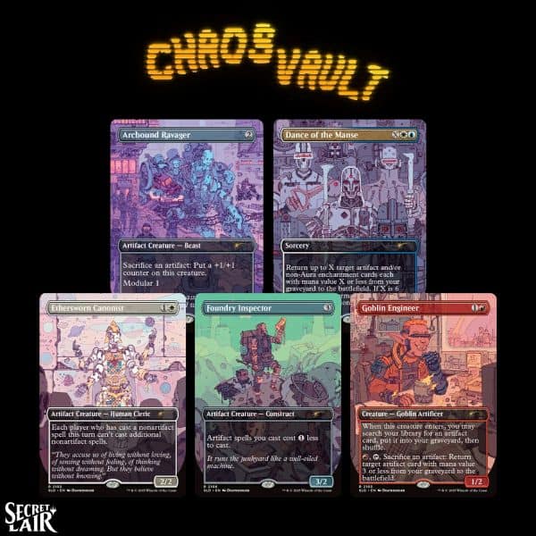 MTG】SecretLair Chaos Vaultで久遠の終端統率者デッキカスタマイズ