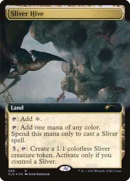 MTG】SecretLairのボーナスシートにスリヴァーの拡張Foilが多数収録