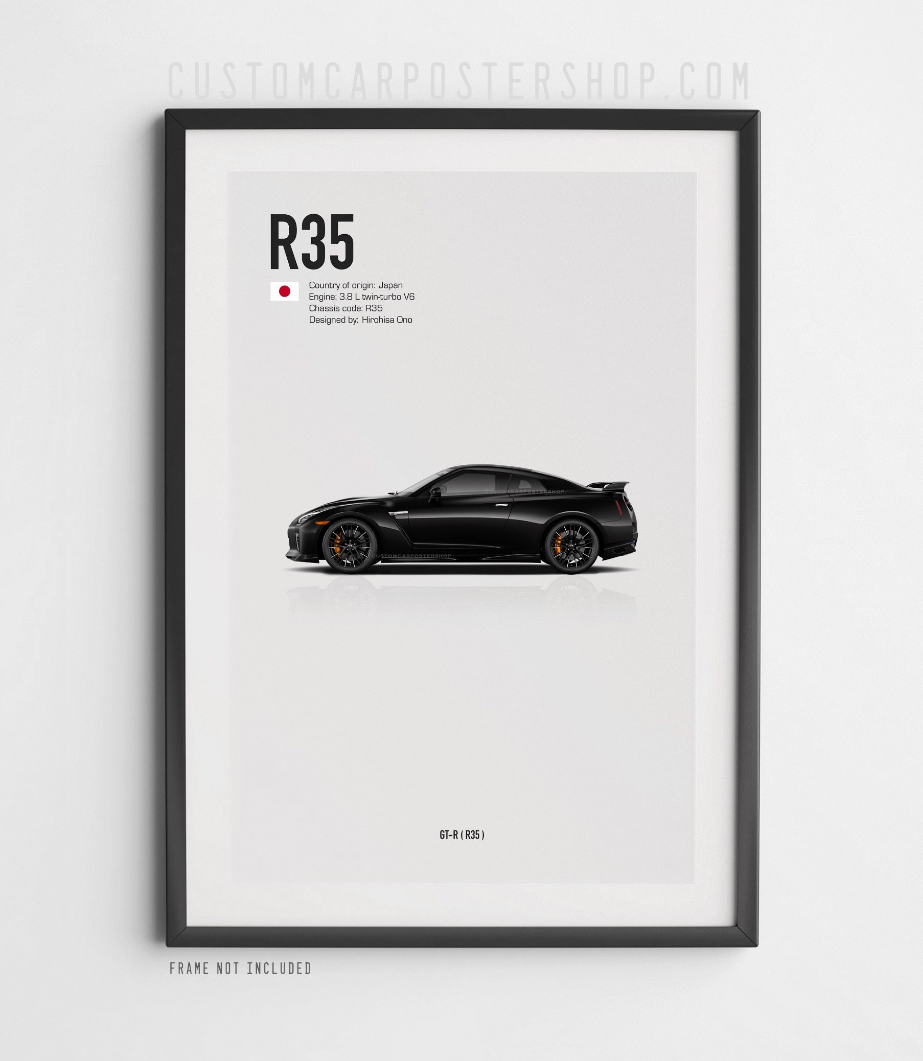 Nissan GTR R-35 JDM Poster