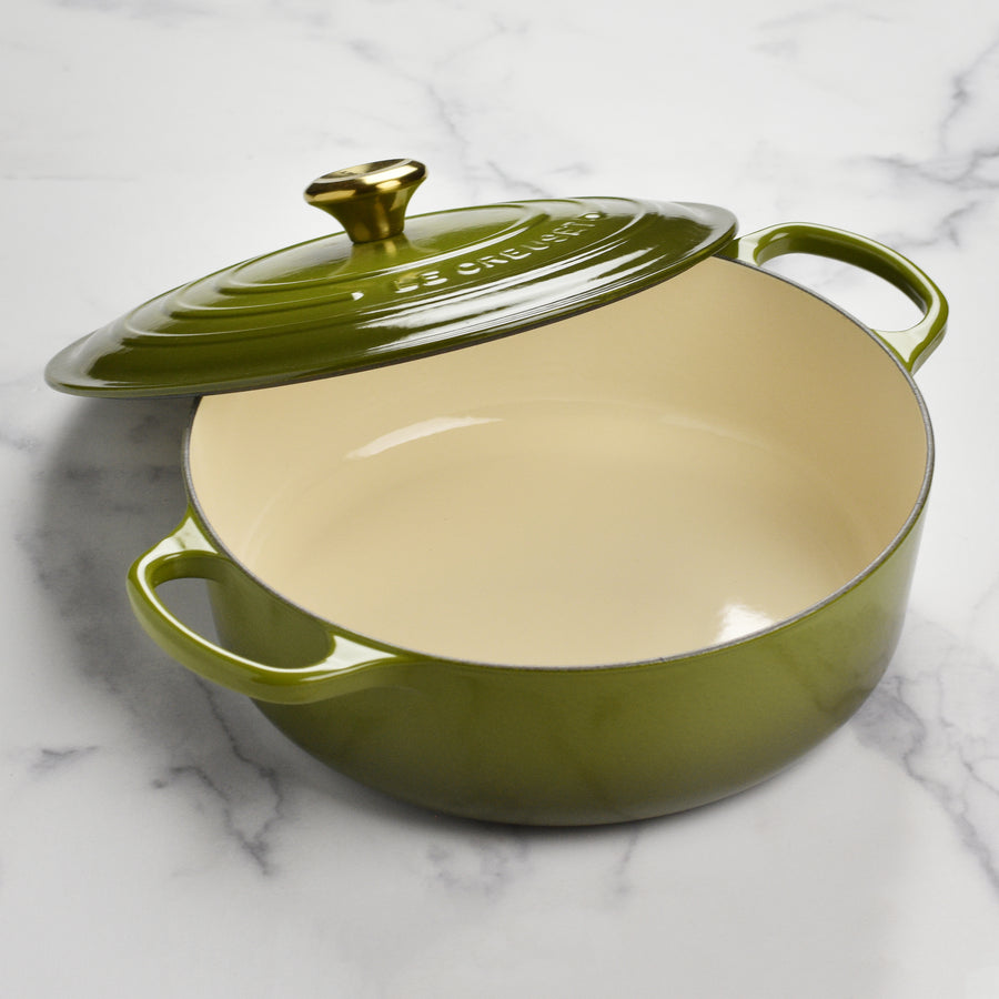 Le Creuset Olive Dutch Oven - Copper Knob, 6.75-qt Wide – Cutlery