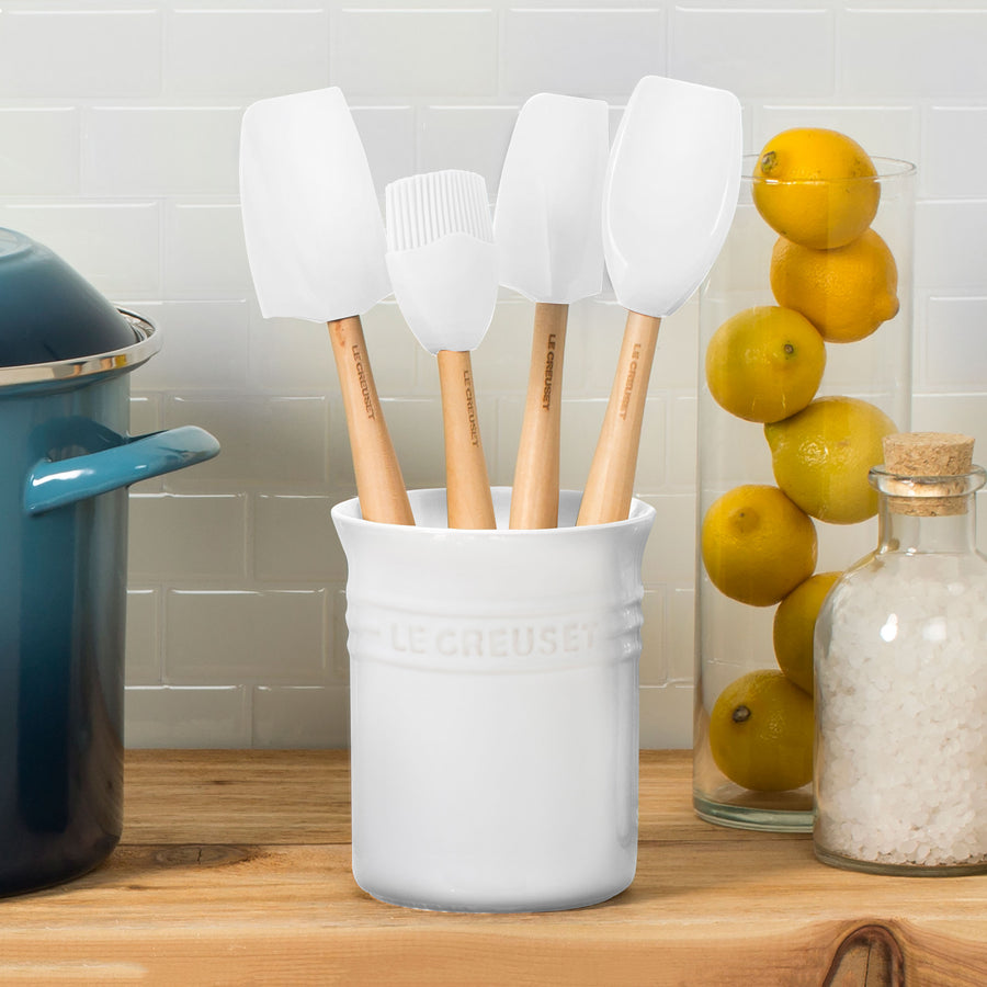 Le Creuset Silicone Spatula Set - White – Cutlery and More