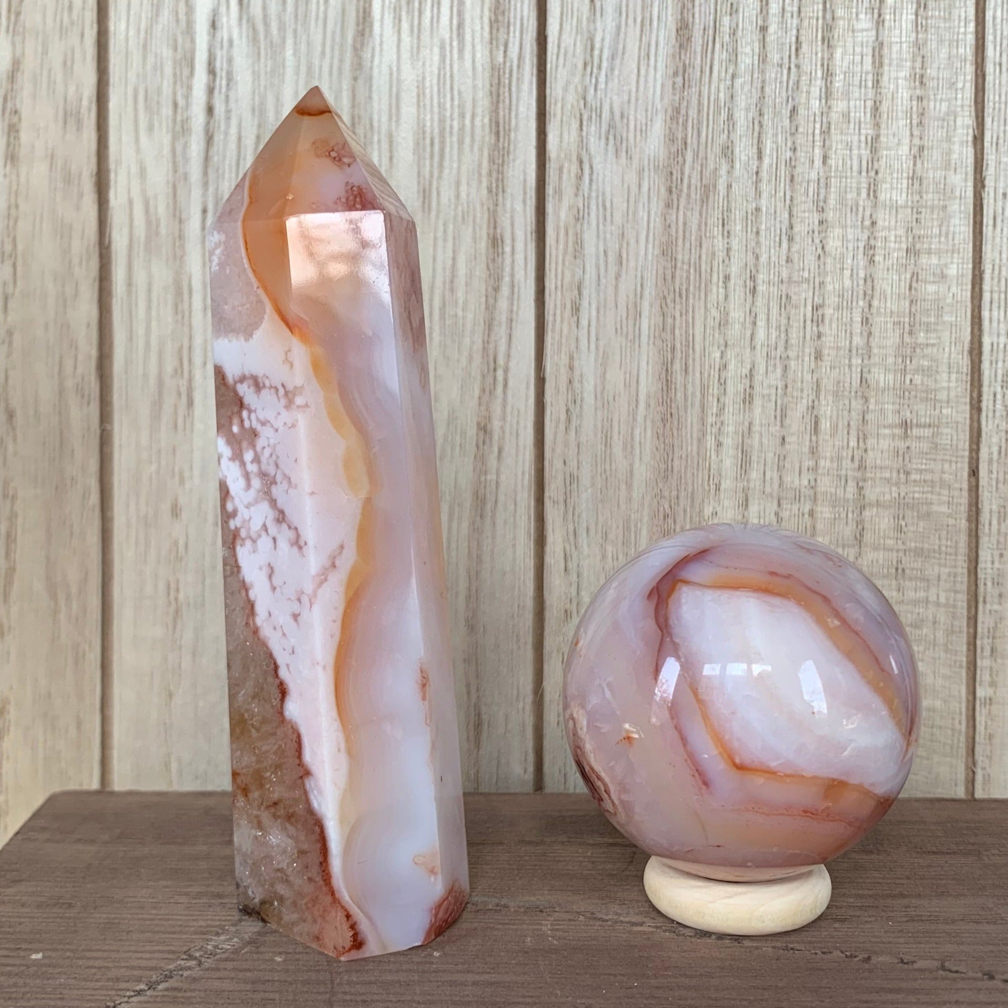 Carnelian Flower Agate – Cyan Moon Crystals