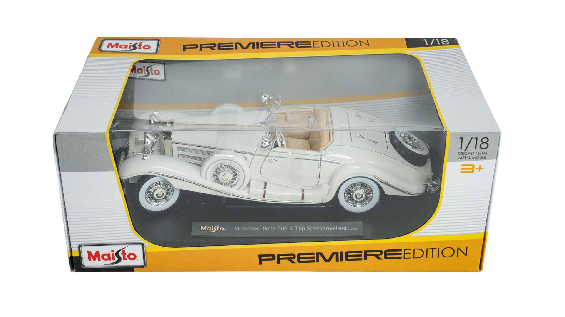 1:18 Scale 1936 Mercedes-Benz 500K Special Roadster Auction