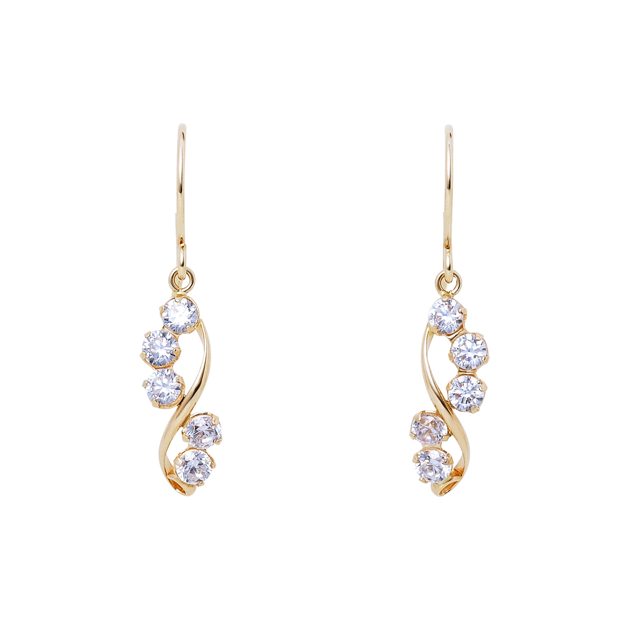 イエローゴールド ピアス AL-42CZ｜THE KISS（ザ・キッス）公式通販