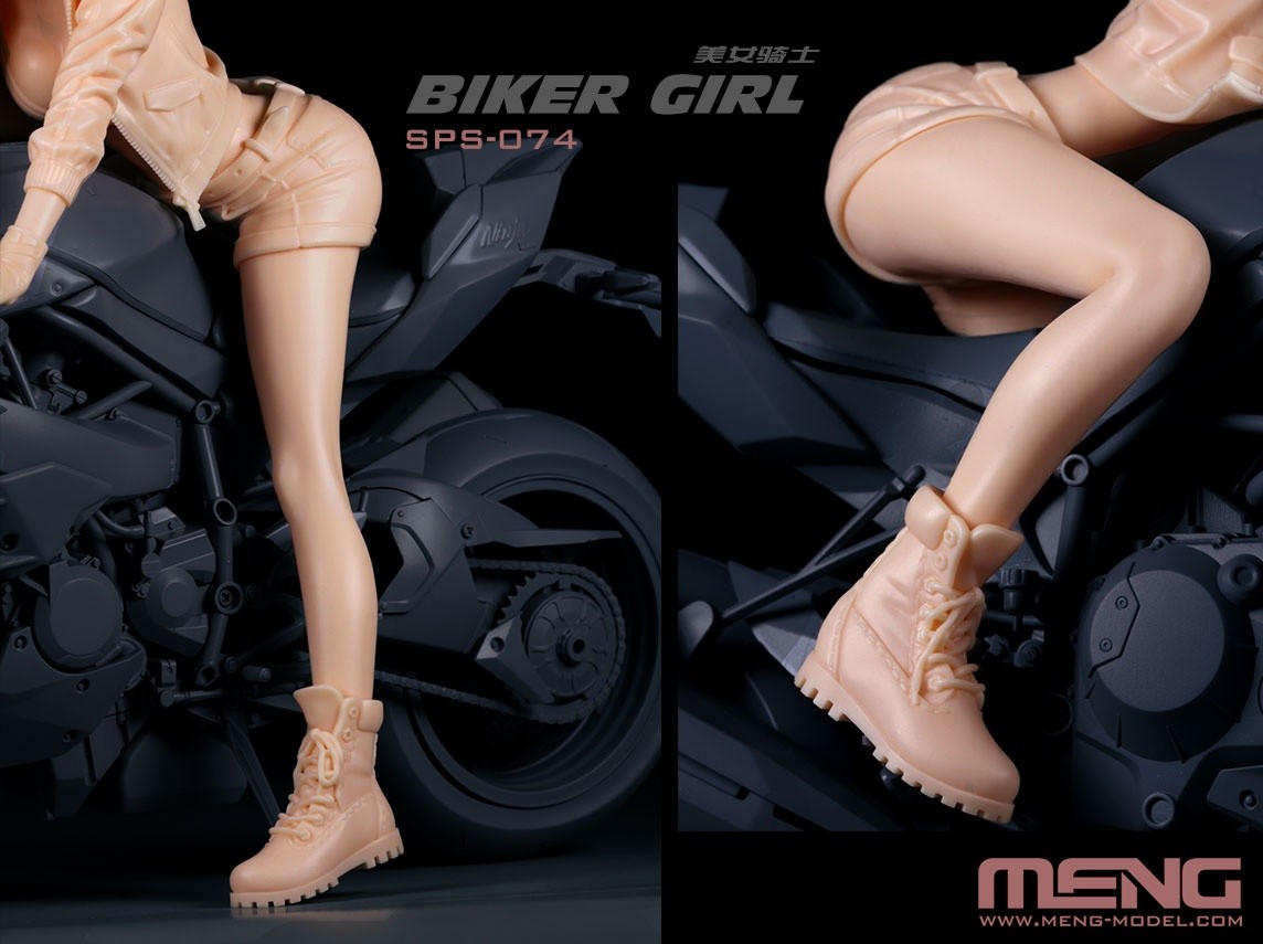 1/9 バイクガール (レジンフィギュア) - (株)ビーバーコーポレーション