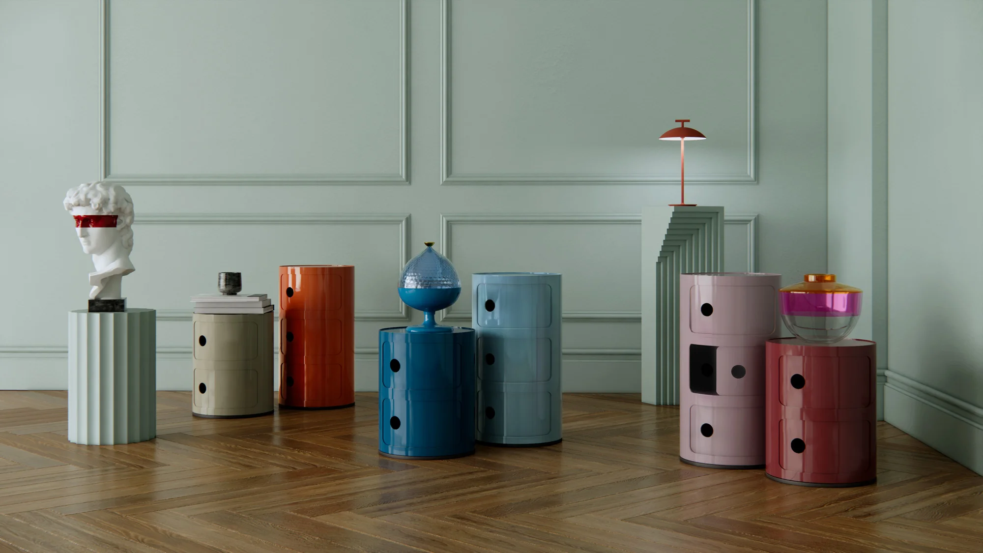 Kartell Componibili COMPONIBILI New Colors SKY BLUE | Kartell