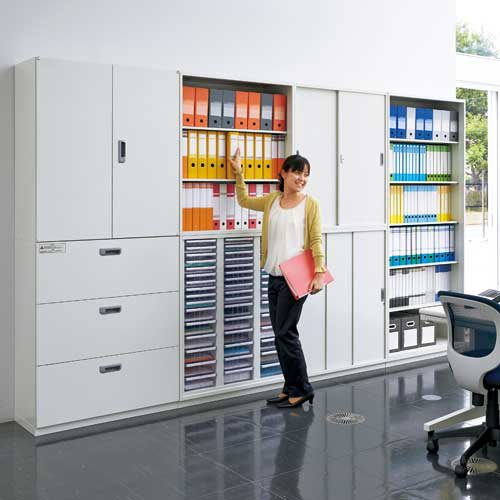 笠木 JE-AH2 JE-AH2 W4 Je保管庫 笠木 プラス[家具] スチール(樹脂焼付