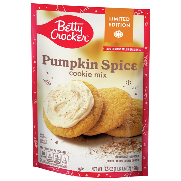 Betty Crocker Pumpkin Spice Cookie Mix | Hy-Vee Aisles Online