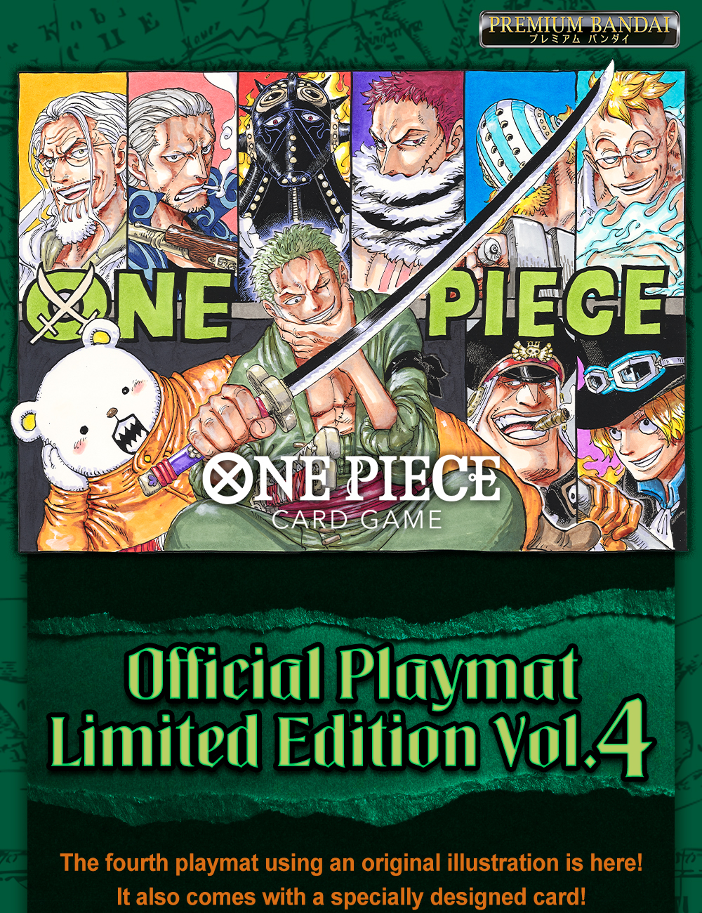 ONE PIECE CARD GAME Official Playmat Limited Edition Vol.4 | ONE