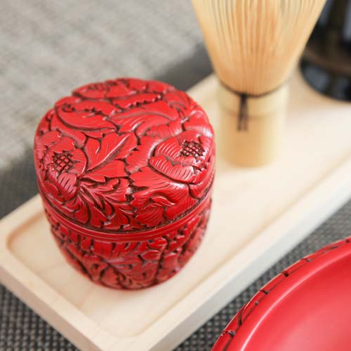 村上木彫堆朱 藤井漆工 棗 伝統工芸品 木製 茶筒 | MUKU工房