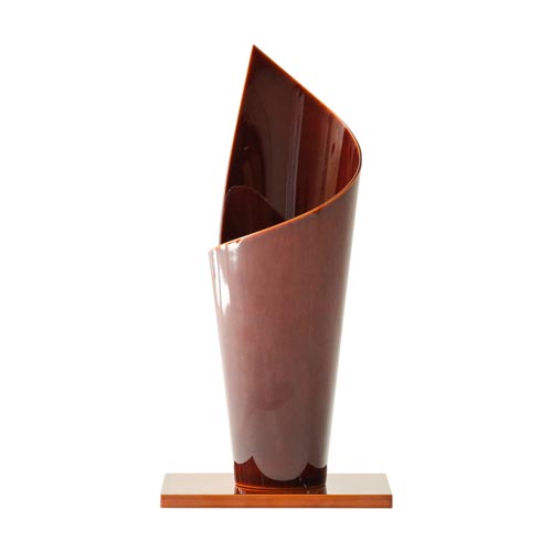 飛騨春慶 元田漆器 水芭蕉花器 伝統工芸品 木製 花器 | MUKU工房