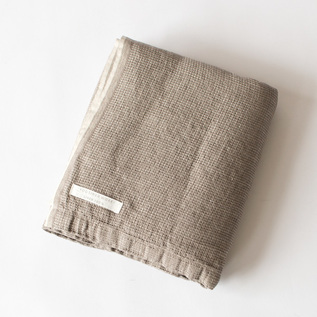 リネンウォッシュワッフルタオルケット／fog linen work（フォグリネン