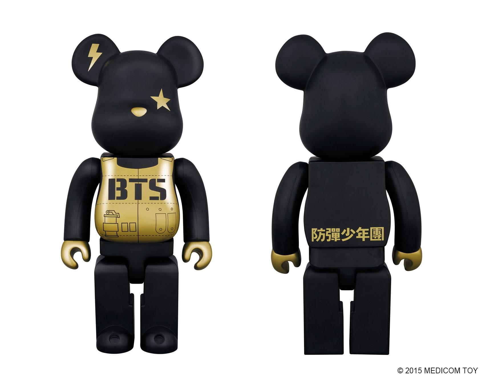 BTS ベアブリック400% 100% FC 会員限定500体限定 ニュース ｜ BTS