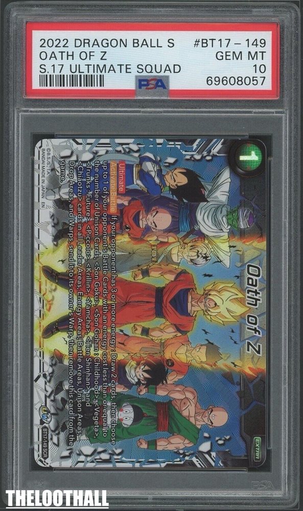 Auction Prices Realized Tcg Cards 2022 DRAGON BALL SUPER CARD GAME