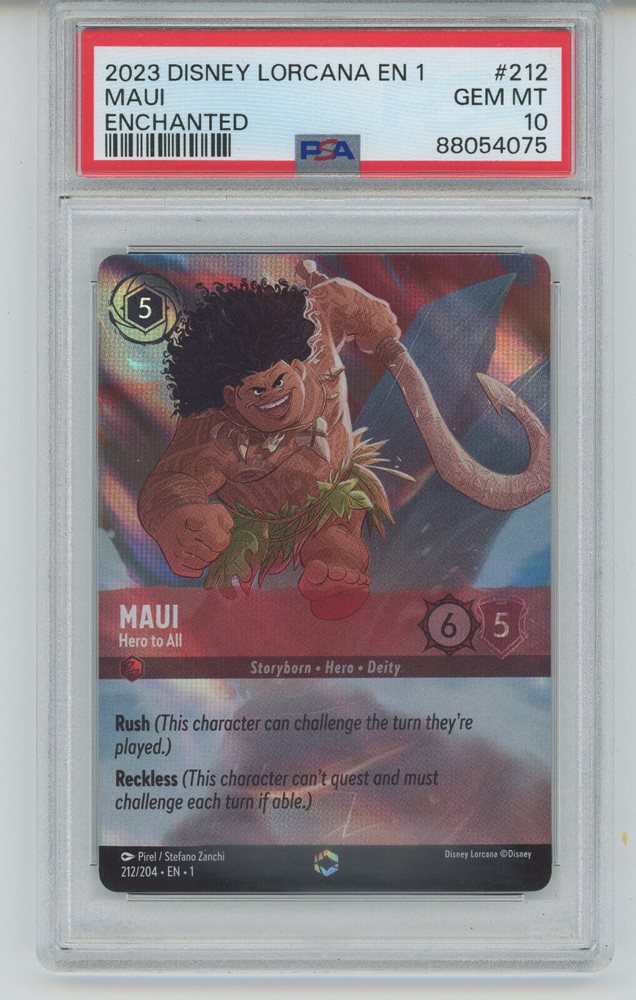 Auction Prices Realized Tcg Cards 2023 DISNEY LORCANA EN 1-THE