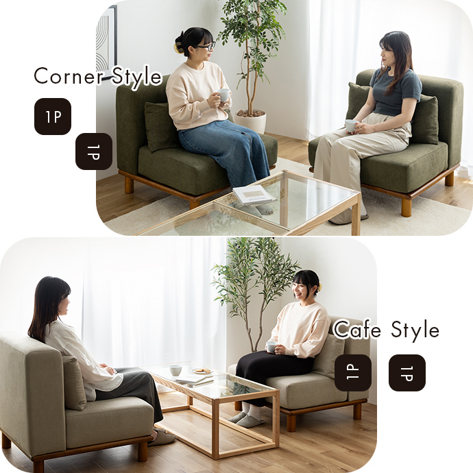 g135004]【単品】 Ivy ローソファ 1人掛けソファー | 家具・インテリア