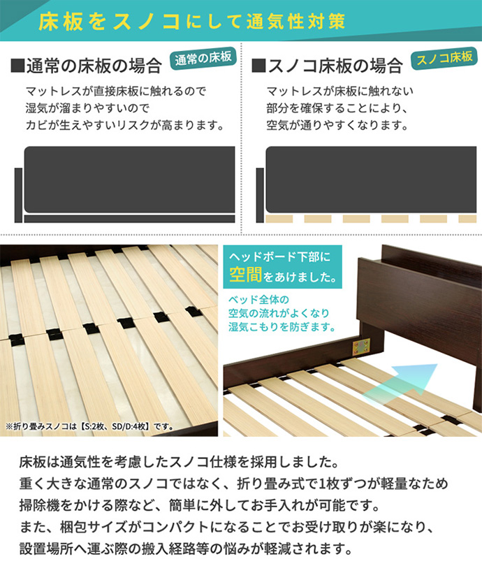 g6128]【シングル】Lonnie 宮付きフロアベッド マットレス付き すのこ