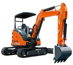日立建機 ZX35U-5B（ミニ油圧ショベル(ミニユンボ)）のカタログ