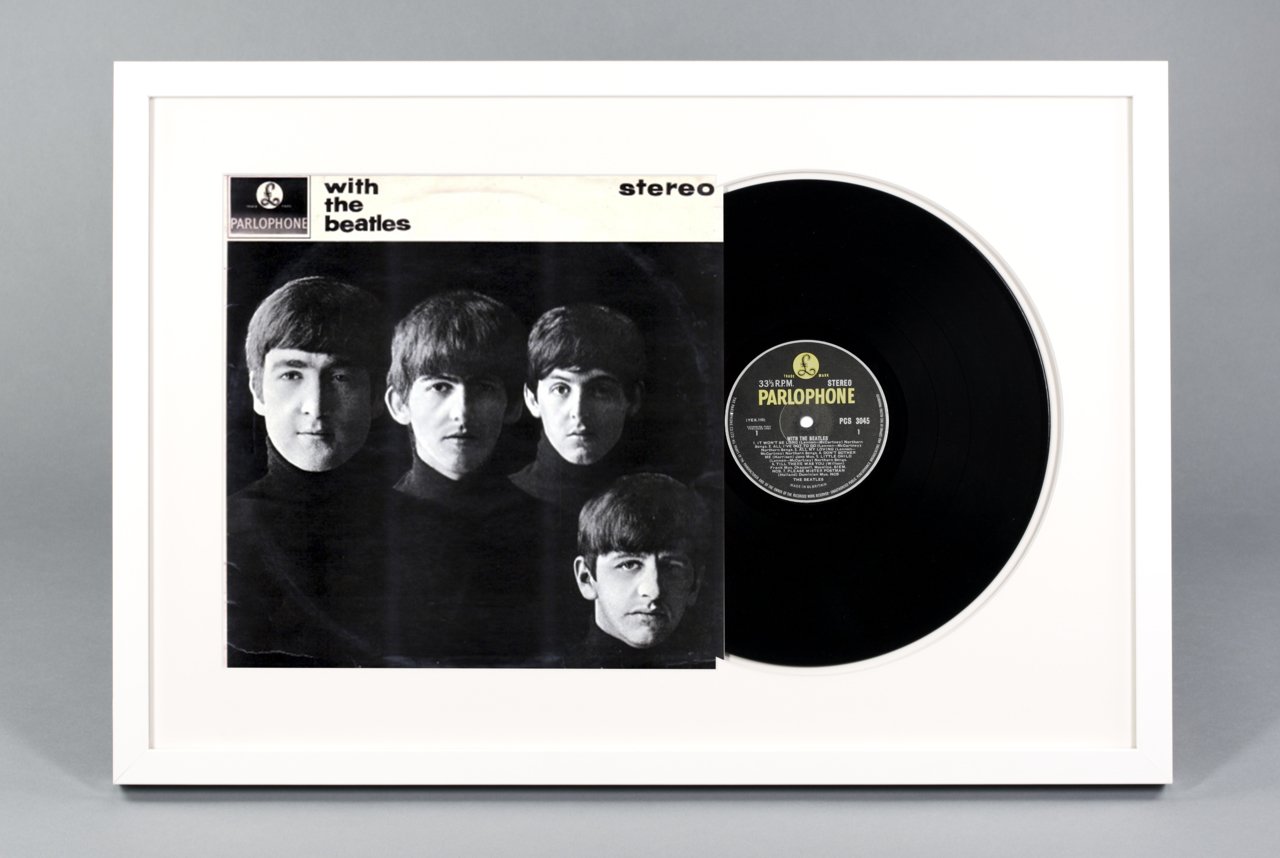 With The Beatles - Custom Vinyl Record Frame