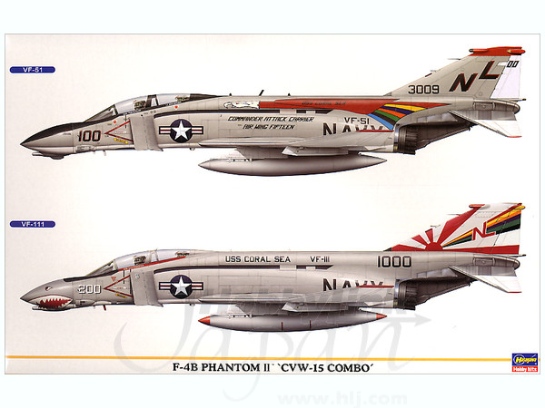1/72 F-4B ファントム 2 CVW-15 コンボ (2機セット) | HLJ.co.jp